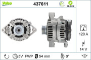 437611 generátor VALEO RE-GEN REMANUFACTURED VALEO