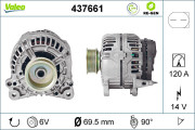 437661 generátor VALEO RE-GEN REMANUFACTURED VALEO