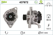 437672 generátor VALEO RE-GEN REMANUFACTURED VALEO