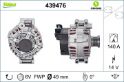 439476 generátor VALEO ORIGINS NEW VALEO