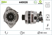 440026 generátor VALEO RE-GEN REMANUFACTURED VALEO