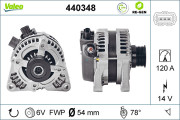 440348 generátor VALEO RE-GEN REMANUFACTURED VALEO