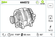 444572 generátor VALEO RE-GEN REMANUFACTURED VALEO