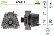 600113 generátor VALEO ORIGINS NEW VALEO