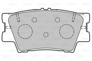601366 Sada brzdových destiček, kotoučová brzda VALEO