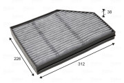 716065 Filtr, vzduch v interiéru CLIMFILTER PROTECT VALEO