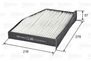 698800 Filtr, vzduch v interiéru VALEO ESSENTIAL VALEO