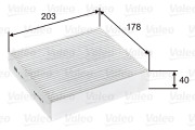 715603 Filtr, vzduch v interiéru VALEO ESSENTIAL VALEO
