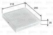 715746 Filtr, vzduch v interiéru VALEO ESSENTIAL VALEO