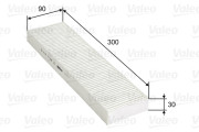 715754 Filtr, vzduch v interiéru VALEO ESSENTIAL VALEO