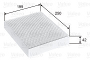 715815 Filtr, vzduch v interiéru VALEO ESSENTIAL VALEO