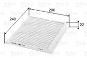 715816 Filtr, vzduch v interiéru VALEO ESSENTIAL VALEO