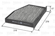 698801 Filtr, vzduch v interiéru VALEO PROTECT VALEO