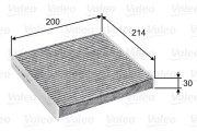 715747 Filtr, vzduch v interiéru VALEO PROTECT VALEO