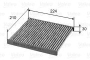 715756 Filtr, vzduch v interiéru VALEO PROTECT VALEO