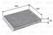 715802 Filtr, vzduch v interiéru VALEO PROTECT VALEO