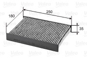 715820 Filtr, vzduch v interiéru VALEO PROTECT VALEO