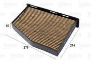 701001 Filtr, vzduch v interiéru VALEO PROTECT MAX VALEO
