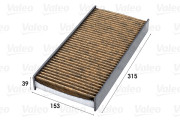 701002 Filtr, vzduch v interiéru VALEO PROTECT MAX VALEO