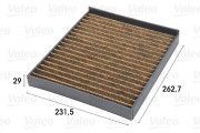 701008 Filtr, vzduch v interiéru VALEO PROTECT MAX VALEO