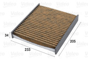 701011 Filtr, vzduch v interiéru VALEO PROTECT MAX VALEO