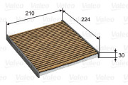 701024 Filtr, vzduch v interiéru VALEO PROTECT MAX VALEO
