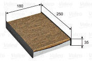 701032 Filtr, vzduch v interiéru VALEO PROTECT MAX VALEO