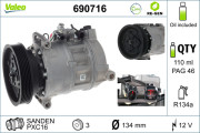 690716 Kompresor, klimatizace VALEO RE-GEN REMANUFACTURED VALEO