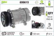 699615 Kompresor, klimatizace VALEO RE-GEN REMANUFACTURED VALEO