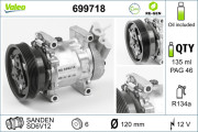 699718 Kompresor, klimatizace VALEO RE-GEN REMANUFACTURED VALEO