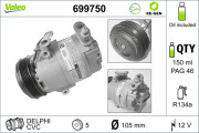 699750 Kompresor, klimatizace VALEO RE-GEN REMANUFACTURED VALEO