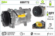 699772 Kompresor, klimatizace VALEO RE-GEN REMANUFACTURED VALEO