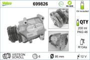 699826 Kompresor, klimatizace VALEO RE-GEN REMANUFACTURED VALEO