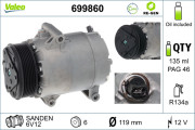 699860 Kompresor, klimatizace VALEO RE-GEN REMANUFACTURED VALEO