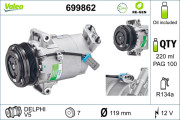 699862 Kompresor, klimatizace VALEO RE-GEN REMANUFACTURED VALEO