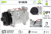 813630 Kompresor, klimatizace VALEO RE-GEN REMANUFACTURED VALEO