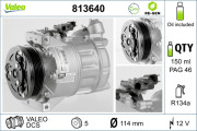 813640 Kompresor, klimatizace VALEO RE-GEN REMANUFACTURED VALEO