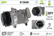 813646 Kompresor, klimatizace VALEO RE-GEN REMANUFACTURED VALEO