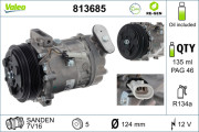 813685 Kompresor, klimatizace VALEO RE-GEN REMANUFACTURED VALEO