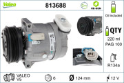 813688 Kompresor, klimatizace VALEO RE-GEN REMANUFACTURED VALEO