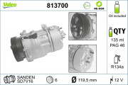 813700 Kompresor, klimatizace VALEO RE-GEN REMANUFACTURED VALEO