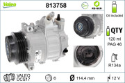 813758 Kompresor, klimatizace VALEO RE-GEN REMANUFACTURED VALEO