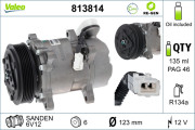 813814 Kompresor, klimatizace VALEO RE-GEN REMANUFACTURED VALEO