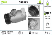 399525 Kompresor, klimatizace VALEO CORE-FLEX VALEO