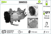 399553 Kompresor, klimatizace VALEO CORE-FLEX VALEO