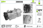 399556 Kompresor, klimatizace VALEO CORE-FLEX VALEO