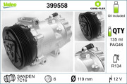 399558 Kompresor, klimatizace VALEO CORE-FLEX VALEO