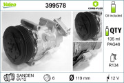 399578 Kompresor, klimatizace VALEO CORE-FLEX VALEO