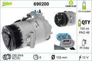 690200 Kompresor, klimatizace VALEO CORE-FLEX VALEO