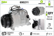690211 Kompresor, klimatizace VALEO CORE-FLEX VALEO